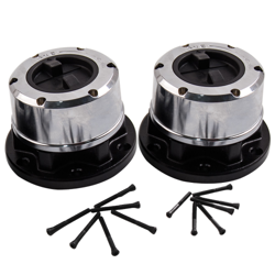 Pair Manual Locking Hubs Axes Front Left for Suzuki Samurai JA 4Cyl 1.3L 79CID en oferta