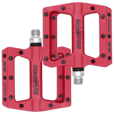 Heavenlife Pedales Bicicletas, Durable Pedales MTB de Montaña Antideslizante, Ultraligero Pedales BMX Ciclismo Bicicleta de Carretera Híbridos para 9/