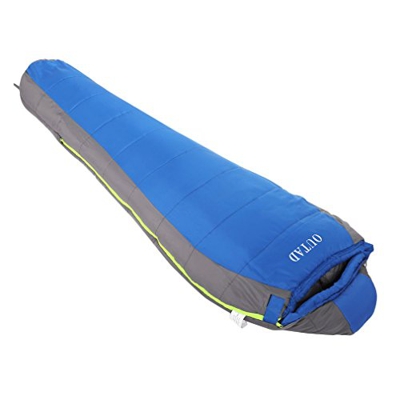 Saco de Dormir Momia,GreensKon Ultraligeros Impermeable Bolsa de Dormir Camping de Invierno,-5°C-15°C para Adulto Camping, Viajes, Montaña,Senderismo 