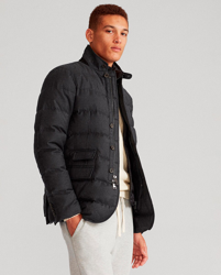 Polo Ralph Lauren - Chaqueta Con Corte De Americana Acolchada Gris De Hombre características