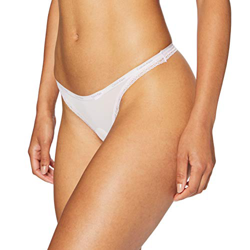 Calvin Klein Thong Tanga, Rosa (Charm Chm), (Talla del Fabricante: X-Small) para Mujer en oferta