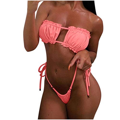 Bikinis Mujer 2020 Brasileño Push up Sexy Bikini de Tres Puntos con Estampado Mujeres Conjunto de Traje de BañO Bohemio Bañador Ropa de Dos Piezas vik