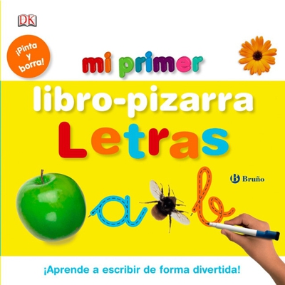Mi primer libro-pizarra. Letras (Tapa dura)