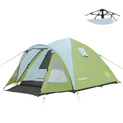 KingCamp - Tienda de campaña de 3 Estaciones, fácil hasta 3000 mm, Impermeable, Resistente al Fuego para Camping, Senderismo, Familia (3 Manos) en oferta