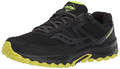 Saucony Excursion Tr14 GTX Tenis para correr para hombre, Negro (Negro (Black/Citron)), 43 EU