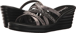 Skechers Cali Women's Rumbler Wave-New Lassie Slide Sandal,pewter,6 M US en oferta