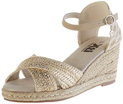 XTI 49706.0, Sandalias con Plataforma para Mujer, Dorado (Oro Oro), 38 EU en oferta