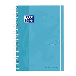 Agenda Escolar 2020/2021 Oxford School Soft Touch Semana Vista. 12x18 cm. Castellano. Color Turquesa. precio