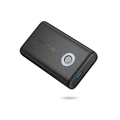 POWERADD Batería Externa 10000mAh Power Bank 18W Cargador Portatil Ultra Compacto Batería Portátil Carga Rapida QC 3.0 para Xiaomi, Samsung, Huawei, i