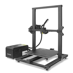 LONGER LK1 Impresora 3D 90% Preensamblada, Gran Tamaño de Impresión 300x300x400mm, Pantalla Táctil a Todo Color, Detector de Filamento, Reanudación de características