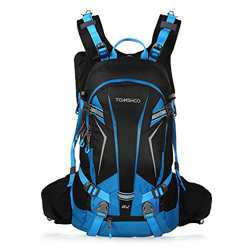 TOMSHOO Mochila Ciclismo 20L Impermeable para Excursionismo Ciclismo Alpinismo Senderismo Camping al Aire Libre con Cubierta de Lluvia y del Casco (30 en oferta