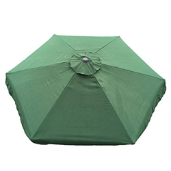 LYXMY Cubierta de tela para sombrilla de repuesto, 2 m/6 brazos, cubierta de tela para sombrilla de jardín, antiultravioleta, resistente al agua, No n características