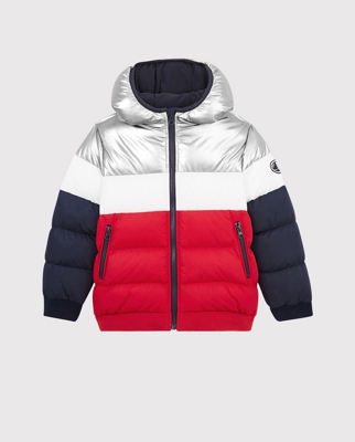 Petit Bateau - Parka De Niño Color Block