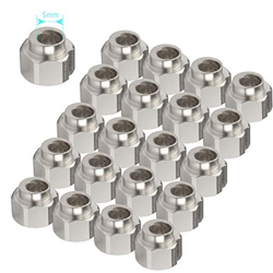 20pcs 5mm Tuerca Excéntrica usada con Rodillo Ruedas para Impresora 3D, Diámetro 5 mm excéntrica espaciadores para Impresora de Aluminio V de la Rueda precio