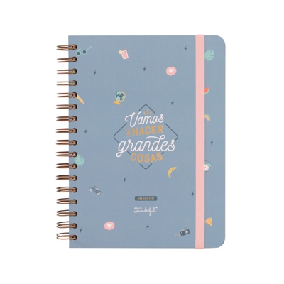 Mr.Wonderful - Agenda Clásica 2021 Día Por Página Mr Wonderful: Vamos A Hacer Grandes Cosas.