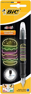 BIC Filler x-pen decors, Pluma con Diseño de Hamburguesas, Color Negro, 1 Unidad