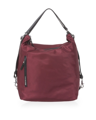 Mandarina Duck - Hobo En Burdeos Convertible En Mochila