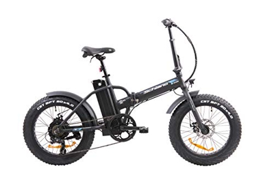 F.lli Schiano e- Boss Bicicleta, Unisex-Adult, Negro, 20 Pulgadas