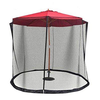 ZPONEED - Sombrilla de jardín para exteriores (300 x 230 cm), color negro