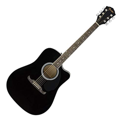 Fender FA-125CE BLK · Guitarra acústica características