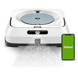 iRobot Braava jet m6132 Robot friegasuelos con wifi, con pulverizador a presión y navegación avanzada, friega y pasa mopa en seco, grandes áreas, reca en oferta