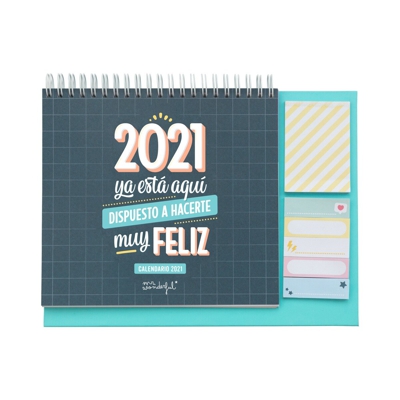 Mr.Wonderful - Calendario De Sobremesa Mr Wonderful: 2021 Ya Está Aquí Dispuesto A Hacerte Muy Feliz.