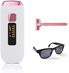 ETE ETMATE IPL Depiladora láser con dispositivo de depilación láser permanente 999999 Flashes para rostro, axilas, brazo, pecho, espalda, línea de bik en oferta