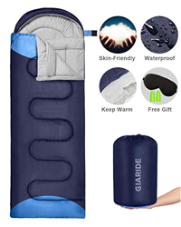 Saco De Dormir para Acampar GIARIDE: Saco De Dormir Impermeable y Resistente Al Agua para Clima Cálido y Frío De 4 Estaciones, para Adultos y Niños, E en oferta