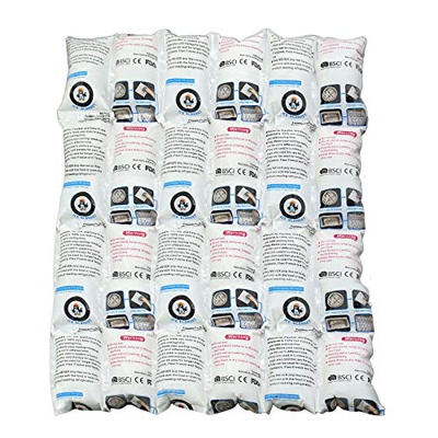 Bolsa de hielo absorbente Reutilizables avanzadas:Flexibles, no viscosas. Refrigerador Extremo para IR de excursión Camping Outdoor Food e (24 CÉLULAS