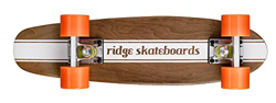 Ridge Skateboards Maple Mini Dark Dye - Longboard, Color Naranja, Talla 22-Inch características