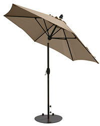 SORARA Lima Parasol Sombrilla Jardin, Arena, Ø 230 cm, Manivela precio