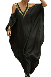 YouKD Vestido Largo de Kaftan Largo de Verano para Mujer Traje de Baño Bohemio Batas de Playa en oferta