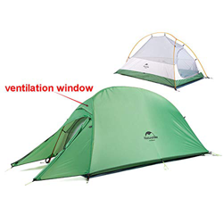 Naturehike Cloud-up 1 Tienda de Campaña Ultraligera para 1 Persona - Tienda Impermeable de Doble Capa para Trekking, 4 Estaciones(Verde) en oferta