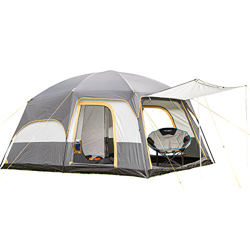 skandika Tønsberg - 5 Personas - Tienda campaña Familiar - mosquiteras - Suelo bañera (Gris) en oferta