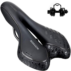 SGODDE Sillín de Bici de Gel, Sillin Bicicleta Montaña, Cómodo Asiento Ergonómico de Bici de Gel Antiprostatico Impermeable y Transpirable para BMX, B en oferta