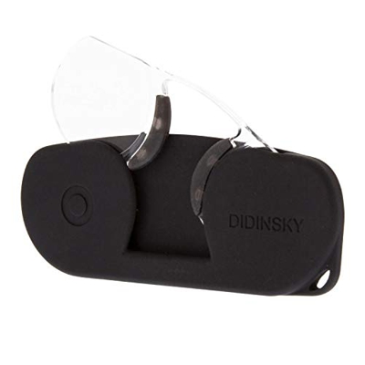 Gafas de lectura sin patillas graduadas para hombre y mujer transparentes. Gafas de presbicia para hombre y mujer retro o vintage para vista cansada. 