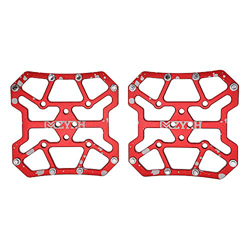 Lixada MTB Clipless Pedales Adaptadores de Plataforma para SPD para KEO (Rojo) en oferta