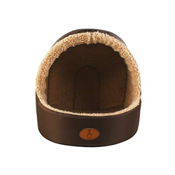 UKCOCO Cómoda Casa de Cama para Mascotas, Nido de Cama de Diseño Igloo para Perros y Gatos, Perrera de Otoño Invierno para Mascotas - Talla S en oferta