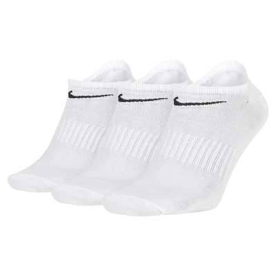 Nike Everyday Lightweight Calcetines cortos de entrenamiento (3 pares) - Blanco