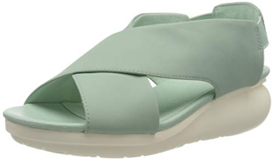 Camper Balloon, Sandalias de Talón Abierto para Mujer, Verde (Lt/Pastel Green 330), 38 EU