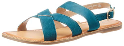 Kickers Diba-2, Sandalias con Correa de Tobillo para Mujer, Azul (Bleu Prusse 52), 39 EU