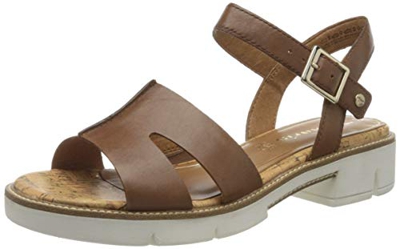Tamaris 1-1-28236-24, Sandalia con Pulsera para Mujer, Marrón (Nut 440), 40 EU
