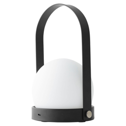 Menu Carrie lámpara decorativa LED, cargable negro precio