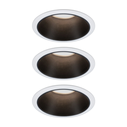 Paulmann Cole spotlight LED, negro-blanco, set 3 precio