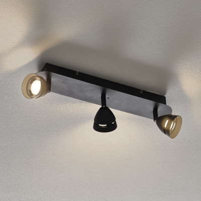 Trio WiZ Gemini plafón LED 3 luces negro