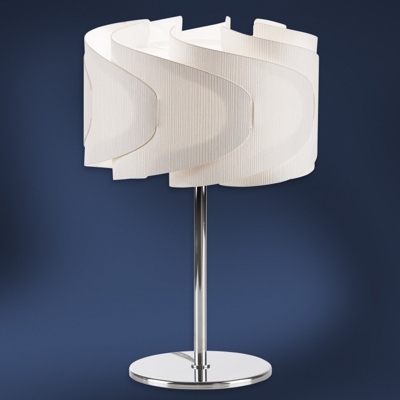 Lámpara de mesa Lumetto Ellix en aspecto de madera