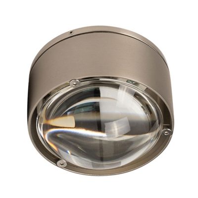 Lámpara LED de techo Puk One 2, níquel mate