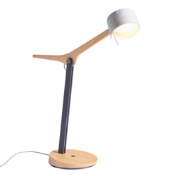 Lámpara de mesa LED de madera Frits en roble en oferta