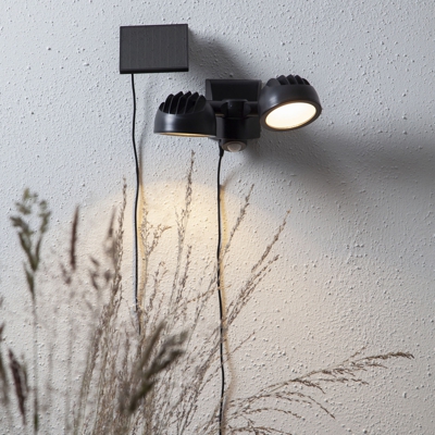 Lámpara LED solar Powerspot sensor, 2 luces