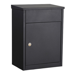 Buzón de pared Allux 500S negro precio